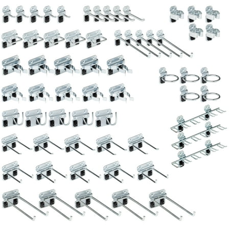 Triton Products® LOCHOOK LH2-KIT Lock Hook Kit,Square,Silver,3/8In Hole