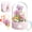 Carnation 624Pcs, variant on Flowers Bouquet Building Set Rose Music Box Kit for Adults Compatible with Lego