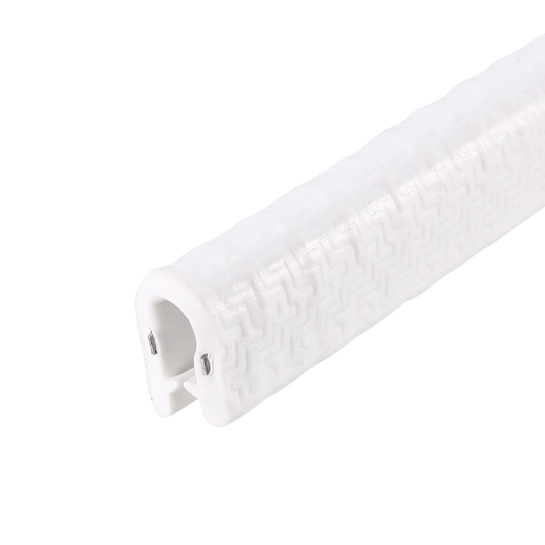 Uxcell 5 Feet Length PVC U Seal Edge Trim Fits 1/32' - 3/32' White