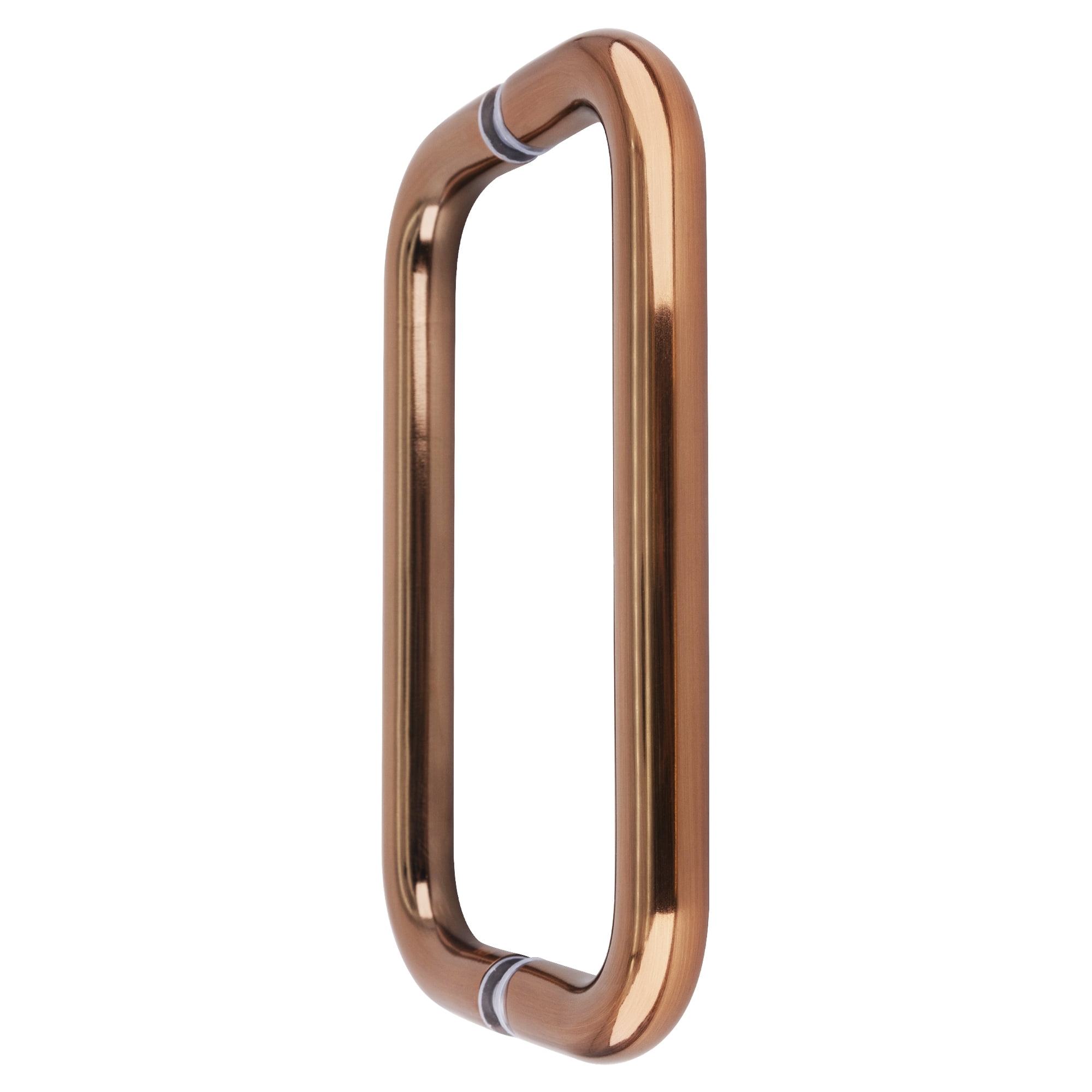 CRL BPD8ABC0 Antique Brushed Copper 8" Back-to-Back Solid 3/4" Diameter Pull Handles Without Metal Washers