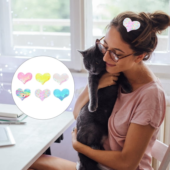 Raindrops 12Pcs Decorative Hair Clip Position Adjustable for Girls Christmas Gift