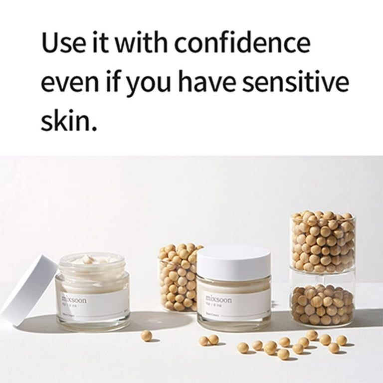MIXSOON Nourishing Bean Cream 50ml, Pomegranate & Soybean, Cruelty