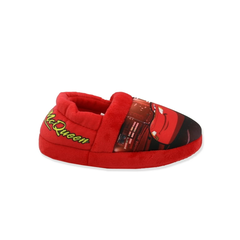 Lightning mcqueen hot sale slippers walmart