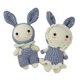 thumbnail image 5 of Juguete de Muñeca de conejo Soledad Equipos de ganchillo de tejer a mano gris claro, 5 of 10