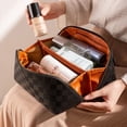 thumbnail image 2 of Bolsa de almohada cuadrada, bolsa de cosméticos para mujer, gran capacidad, portátil, bolsa de almacenamiento para cosméticos de viaje cibernética, 2 of 6
