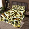 thumbnail image 2 of Yellow Southwestern Bedspread Set Twin Size,Aztec Quilt Set,Country Bohemian Style Bedspread Sets Western Coverlet Set, 2 of 5