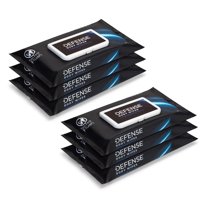 Defense Soap Body Wipes 6-Pack – Tea Tree Oil Shower Wipes for Adults Bathing – No Rinse Body Wipes for Men & Women – Natural Cleansing Cloths for Gym, Travel & Surgery Recovery – 40 Count