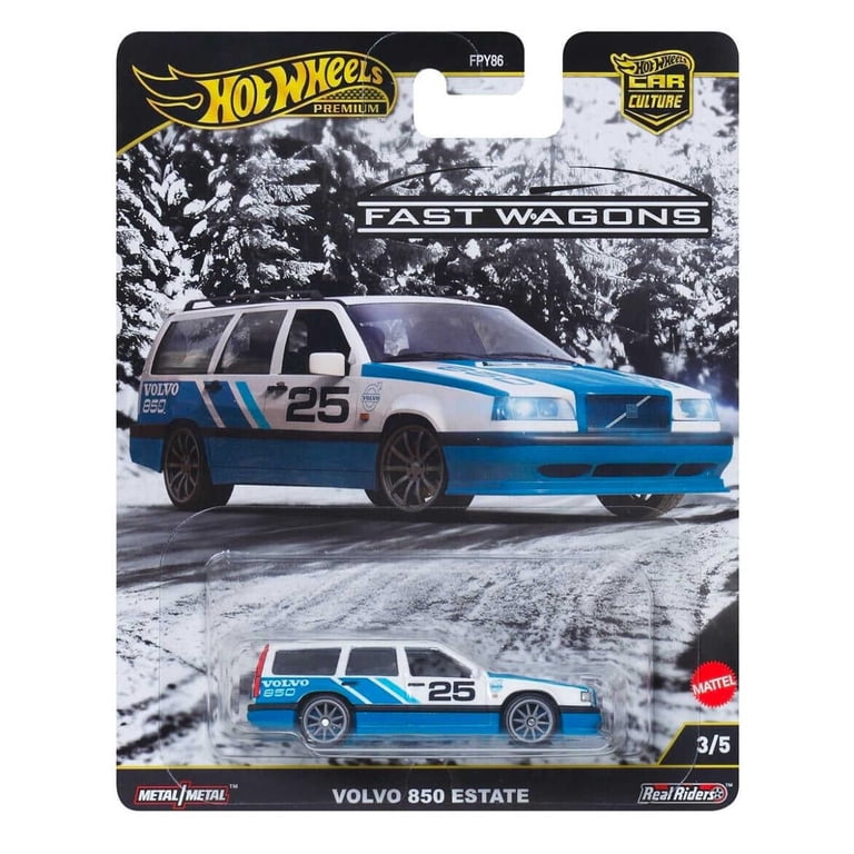 Hot Wheels Car Culture Fast Wagons Bundle of 5 Die-Cast Cars FPY86