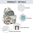 thumbnail image 4 of Cute Dinosaur Pattern Backpack for School,Cute School Bag,Schoolbag with Adjustable Shoulder Straps & Padded Back,13.4"x11"x4.7", 4 of 6