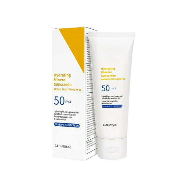 Protector solar para el cuerpo y la cara, protector solar para blanquear la piel, 75ml