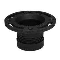 Oatey Toilet Flange, Black, Cast Iron, 4" 43653