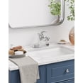 thumbnail image 6 of Wowow 4 Inch Bathroom Faucet Single Handle Faucet for Bathroom Sink Polished Chrome Vanity Tap with Lift Rod Drain Assembly, Rv Lavatory Taps 3 Hole, 6 of 9