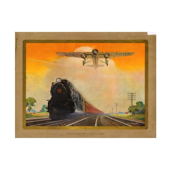 Print Collection 'Pennsylvania Railroad' Canvas Art