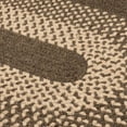 thumbnail image 3 of MD84R024X072 Madison - Roasted Brown 2'x6' Rug, 75% Polypropylene/25% Wool - Runner (Oval)., 3 of 3