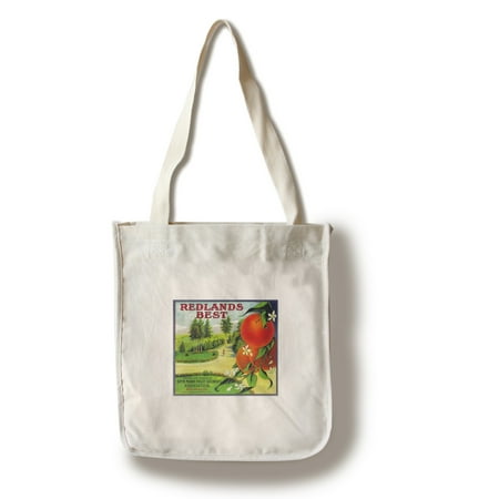 Redlands Best Orange - Vintage Label (100% Cotton Tote Bag -