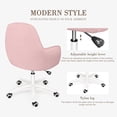 thumbnail image 4 of XUEGW Cute Mid-Back Office Chair, 360° Swivel Adjustable Task Chair for Home Computer & Makeup Use, 4 of 8