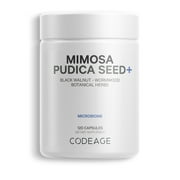 Codeage Mimosa Pudica Seed, Organic Mimosa Pudica Capsules, Black Walnut, Cloves, Botanicals, Vegan, 120 ct