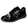 thumbnail image 4 of Uminder Mens Walking Shoes Skull Sneakers Black Shoes Size 7, 4 of 5