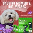 thumbnail image 4 of Bolsas para excremento de perro PET N PET, 270 unidades, aroma a lavanda, 4 of 6
