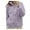 Warm Jackets-Purple, variant on Gamivast Fleece Jacket Women Winter Zip up Stand Collar Thermal Coats with Pockets Trendy Long Sleeve Loose Casual Outerwear Solid Color Fashion Outfits