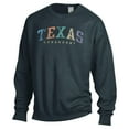 thumbnail image 2 of Unisex ComfortWash Gray Texas Longhorns Oversized Pullover Sweatshirt, 2 of 3