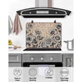 thumbnail image 4 of Large Induction Cooktop Protector Mat Vintage Sunflower Stove Top Covers for Electric Stove, Farmhouse Country Floral Plant Decorative Stove Burner Cover Mats, Glass Top Stove Cover, 4 of 7