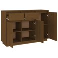 thumbnail image 3 of vidaXL Buffet Miel Brun 110x34x75 cm Pin Massif, 3 of 5