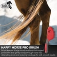 thumbnail image 4 of Happy Horse Mane & Tail Brush Red Ball Tip Pin Bristles Detangler Comfort Handle, 4 of 5