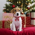 thumbnail image 4 of Mumup Christmas Dog Collar, Adjustable Classic Red Plaid Xmas Collars with Removable Bowtie Christmas Dog Collars for Medium Dogs Pets, 4 of 5