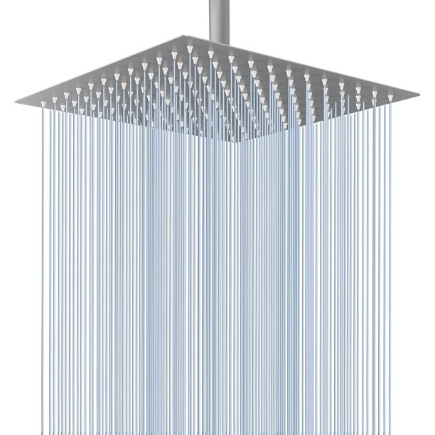 Cabezal de Ducha de Lluvia - Cabezal de Ducha de Lluvia de Gran Caudal Hecho de Acero Inoxidable 304 - Reemplazo Perfecto para el Cabezal de Ducha de su Cuarto de Baño