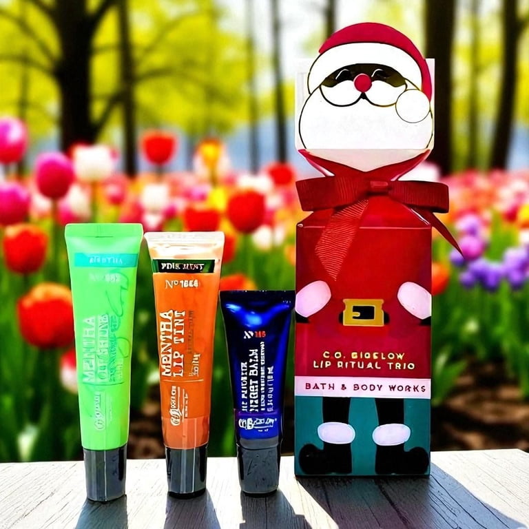 Bath & Body Works C.O. Bigelow Lip Ritual Trio - Mentha Shine, Pink Tint,  My Favorite Night Balm Gift Set in Decorative Christmas Box - Walmart.com