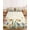 Beige, variant on Full Size Fitted Sheet Set - Colorful Flowers 3 Piece Bedding Sets 16" Deep Pocket Fitted Sheet with 2 Pillowcases Spring Botanical Wild Florals Herbs Brushed Microfiber Hotel Luxury Bed Sheets