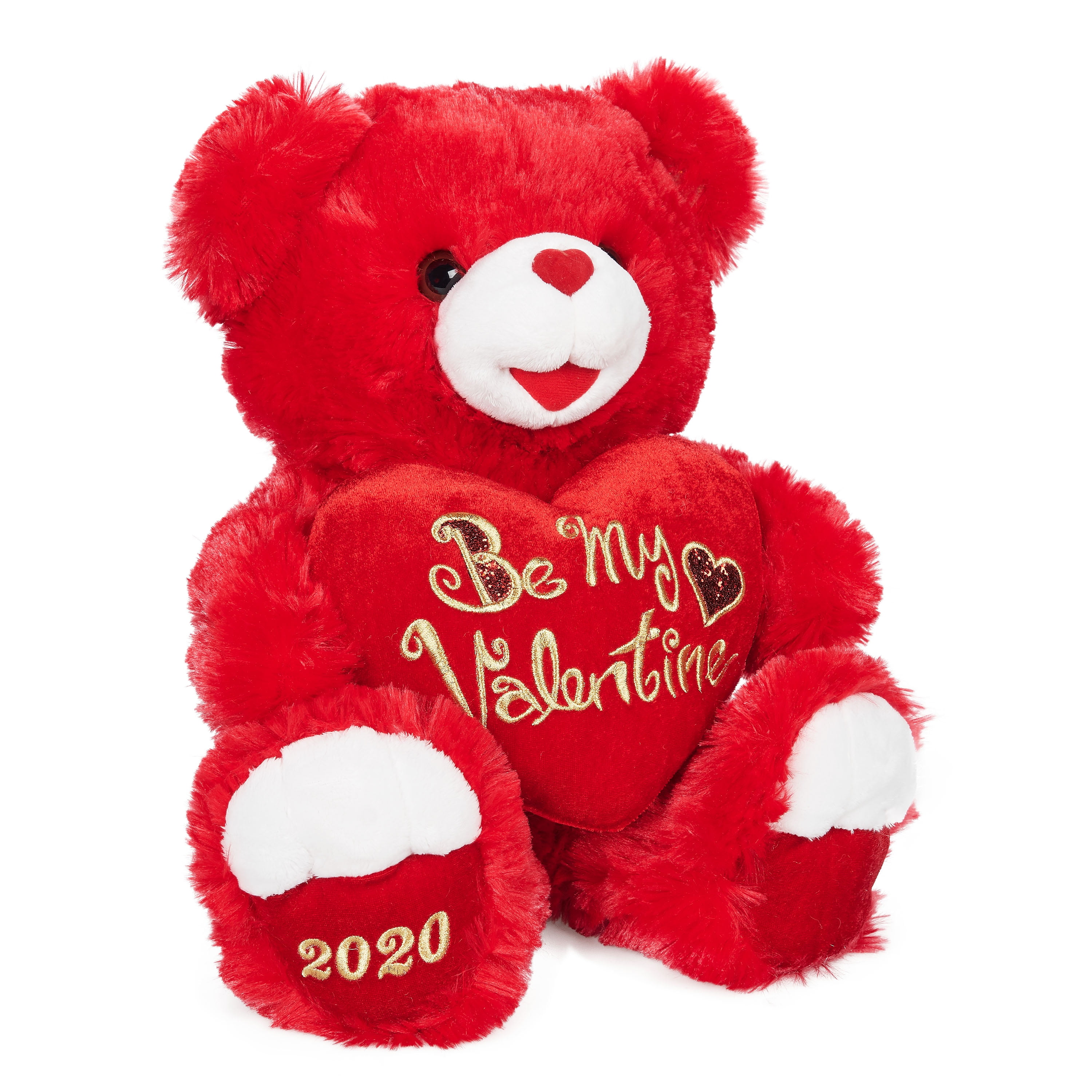 red stuffed bear