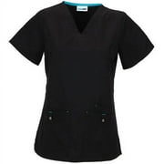 Women's Premium Collection Stretch Rayon V-Neck Scrub Top