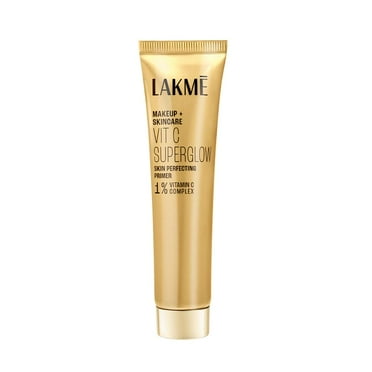 Lakme Makeup Skincare Vitc Superglow Skin Perfecting Primer 30Ml