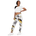 thumbnail image 2 of Yellow Mellow Unisex Track Pants-White (S), 2 of 3