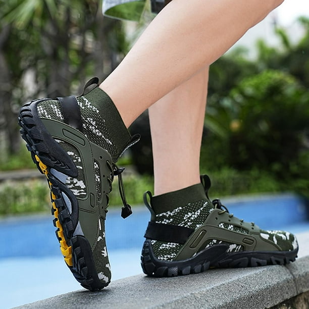 Zapatos de agua para hombres y mujeres zapatillas de deporte zapatos de senderismo ligeros transpirables zapatos de rastreo de rios descalzos 44 yardas Fernando Zapato de las mujeres de los hombres
