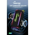 thumbnail image 6 of WorryFree Gadgets Portable Bluetooth Party Speaker with RGB Lights, Wireless, 40W, Blue, 6 of 10