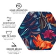 thumbnail image 4 of Disketp Tropical Flower Funny Coasters,4 Pcs Leather Coasters With Holder, Perfect Housewarming Hostess Gifts,Protect Furniture From Water Marks Scratch And Damage, 4 of 9
