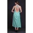 thumbnail image 4 of Bimba Robe de Plage d'Été pour Femmes, Dos Nu, Col Licou, Imprimée Teinture sur Nœuds - Petit, 4 of 6