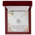 thumbnail image 4 of To My Daughter You've Got a Great Heart Infinity Knot Necklace Message Card, 4 of 7