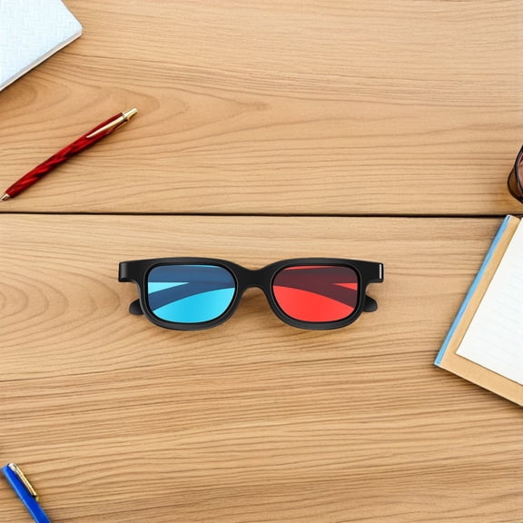 ETEREAUTY 30Pcs Paper 3D Eyeglasses for Movies and Video Games with Enhanced Dimensional Effect