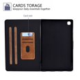 thumbnail image 2 of Dteck Case for Samsung Galaxy Tab A7 10.4" SM-T500 T505 (2020 Released) 10.4-inch,Luxury PU Leather Wallet Card Holder Kicstand Folio Protective Shockproof Cover ,Brown, 2 of 5