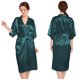 thumbnail image 1 of Bata de baño lisa de color liso para mujer, cárdigan largo de satén de primavera y otoño, suéter de lana, vestido de mañana para dama de honor y novia, 1 of 6
