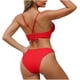 thumbnail image 3 of Traje de baño para mujer, estilo bikini de Europa y América, con efecto lavado, para mujer., 3 of 3