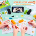 thumbnail image 3 of Kit de ganchillo Auspicious Beginning Cat para principiantes con tutoriales, 3 of 6