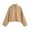 Khaki, variant on Cropped Baseball Jackets for Women 2025 Long Sleeve Lightweight Zip Up Lapel Casual Jackets with Pockets Outerwear