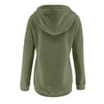 thumbnail image 4 of Aloohaidyvio Hoodies,Womens Hooded Sweatshirt Solid Color Long-Sleeved Casual Blouse Pullover Tops, 4 of 4