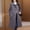 Style2-Gray winter coats for women, variant on Mceream Women's Maxi Wool Blend Trench Coat Single Breasted Shoulder Pad Lapel Elegant Office Lady Workwear Winter Overcoat Plus Size Outwear Camperas De Mujer Invierno Khaki XL