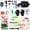 Black, variant on 112-Piece Black Fishing Tool Kit with Lures and Accessories